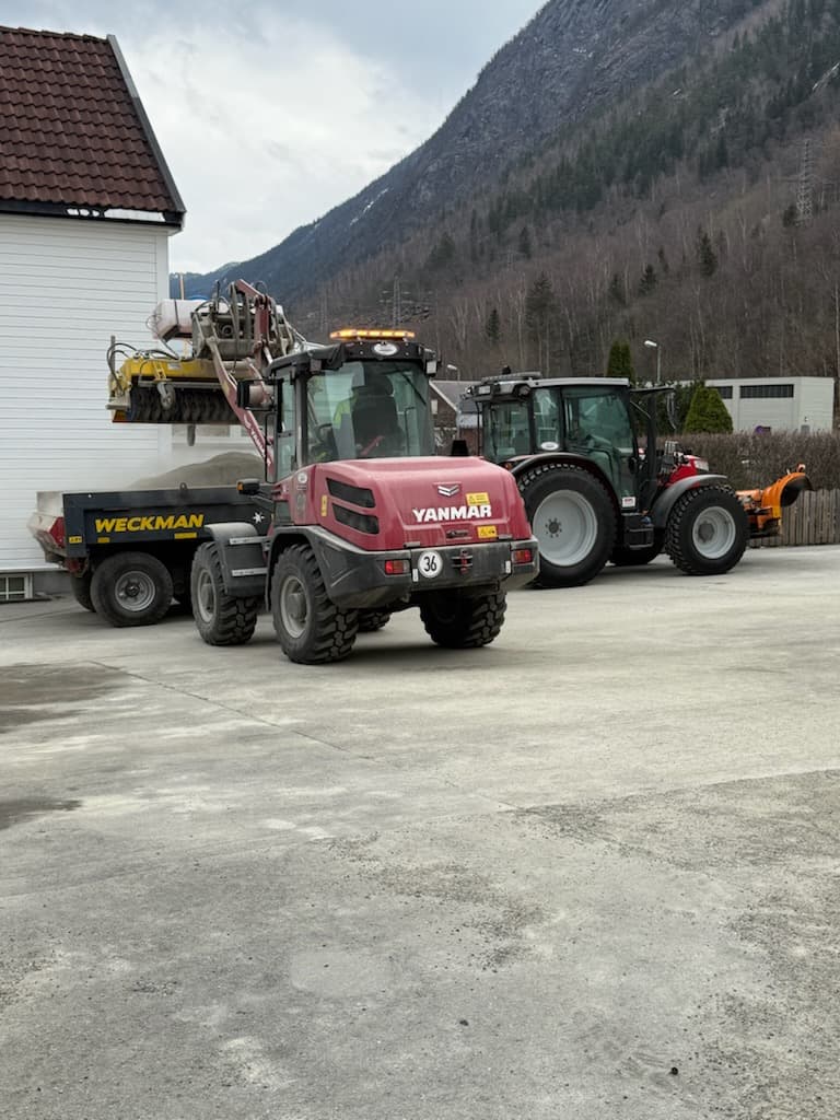 Image illustrating snow plowing